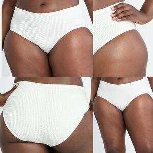Time and Tru Women's White Bikini Bottoms
